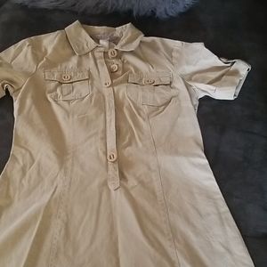 Safari /cargo mini dress